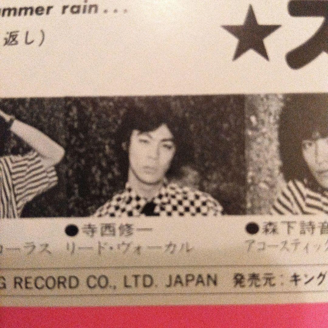 スピニッヂパワー　ホットサマーレイン　レコード　見本盤　氷室京介