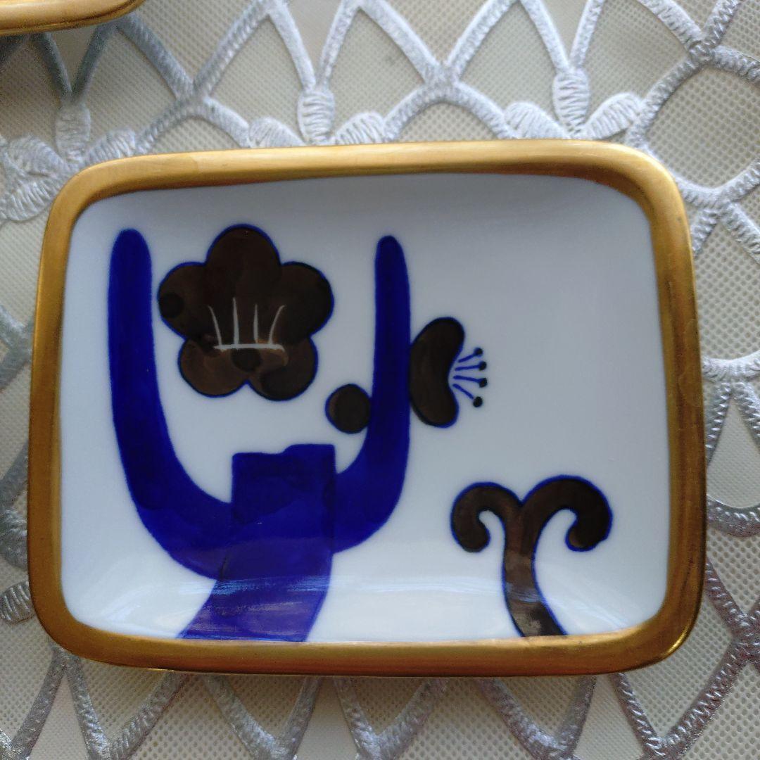 花柄 陶器皿 5枚セット　深川製磁