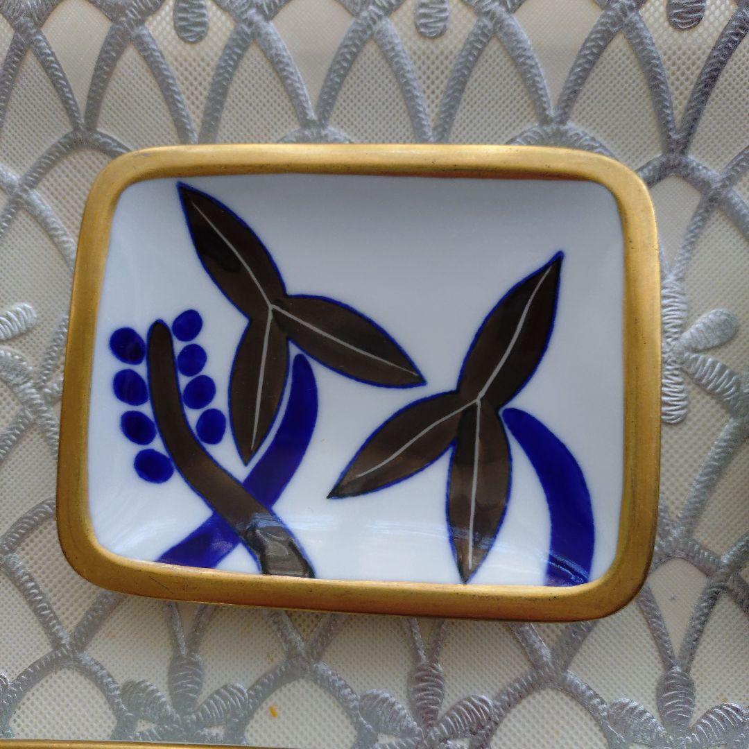 花柄 陶器皿 5枚セット　深川製磁