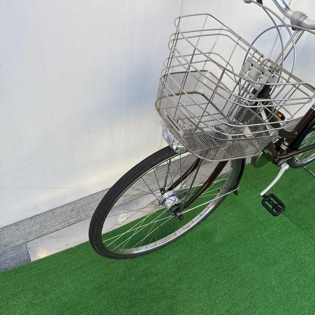 ブリヂストン アルベルト自転車26インチ 内5速 オートライト ブラウン