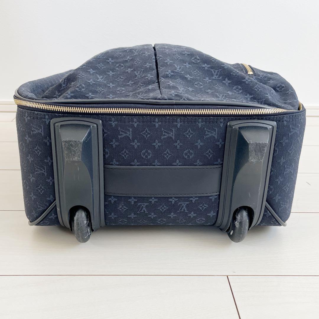 ルイヴィトン アネット モノグラムミニ　キャリーバッグ キャリーケース　ネイビー