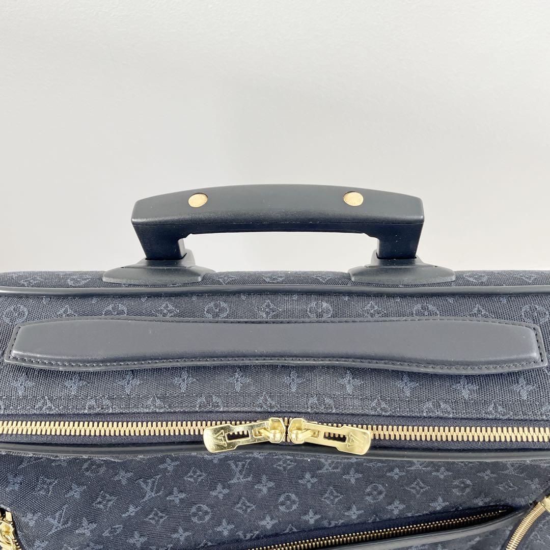 ルイヴィトン アネット モノグラムミニ　キャリーバッグ キャリーケース　ネイビー