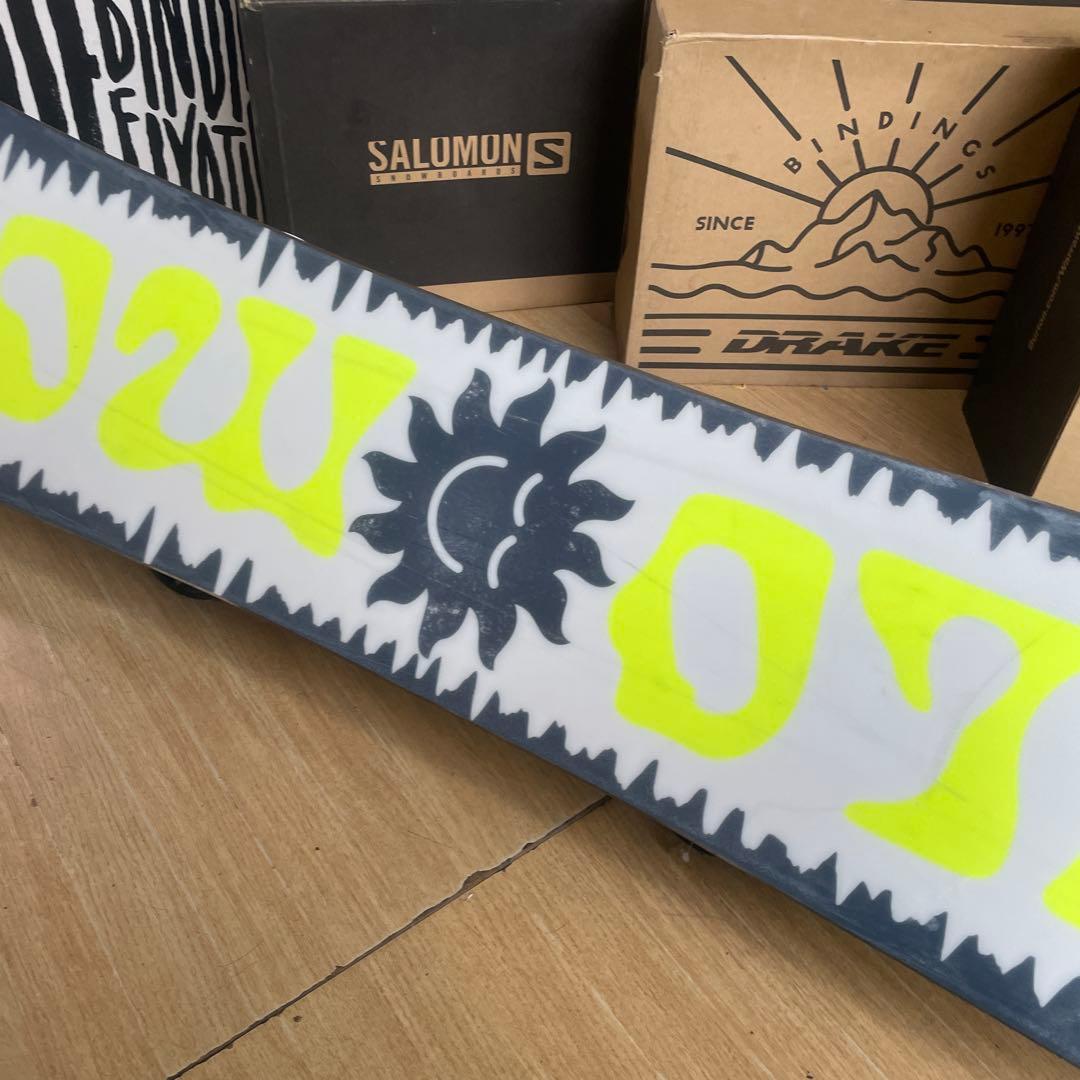 SALOMON×BURTON　バートン　キッズスノーボードセット　バイン付