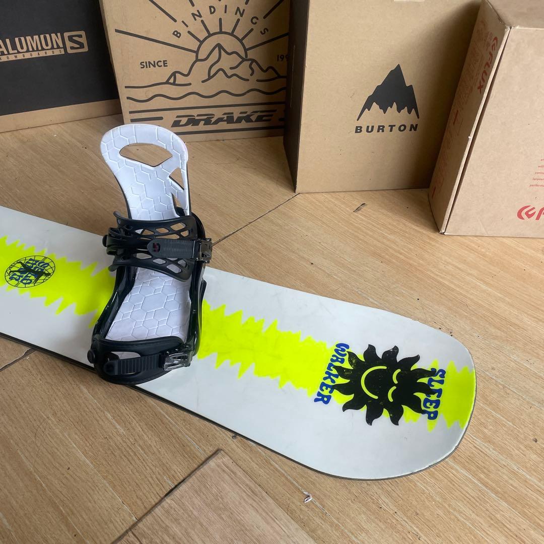 SALOMON×BURTON　バートン　キッズスノーボードセット　バイン付