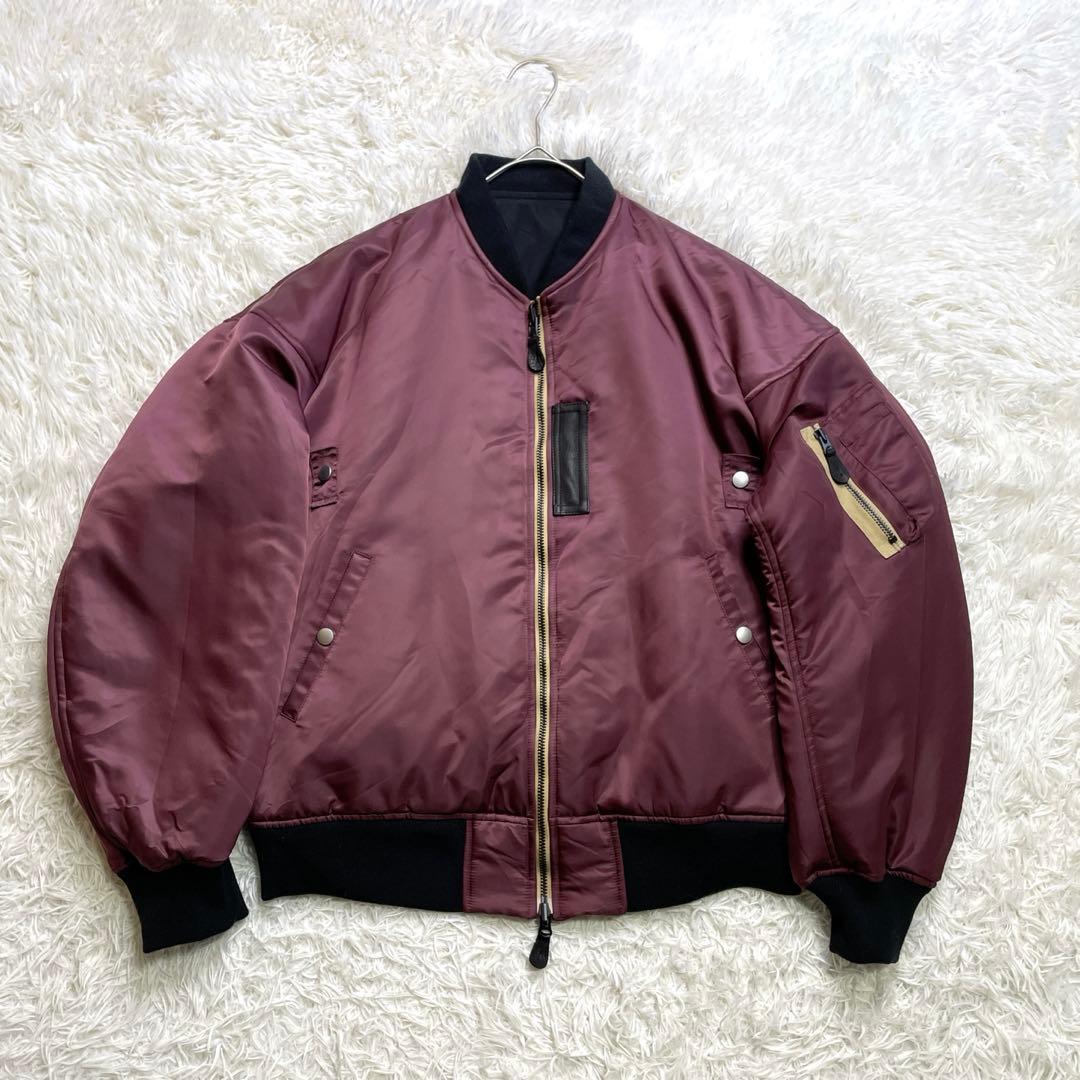 美品✨ ES:S エス リバーシブル ボンバージャケット MA-1 size4