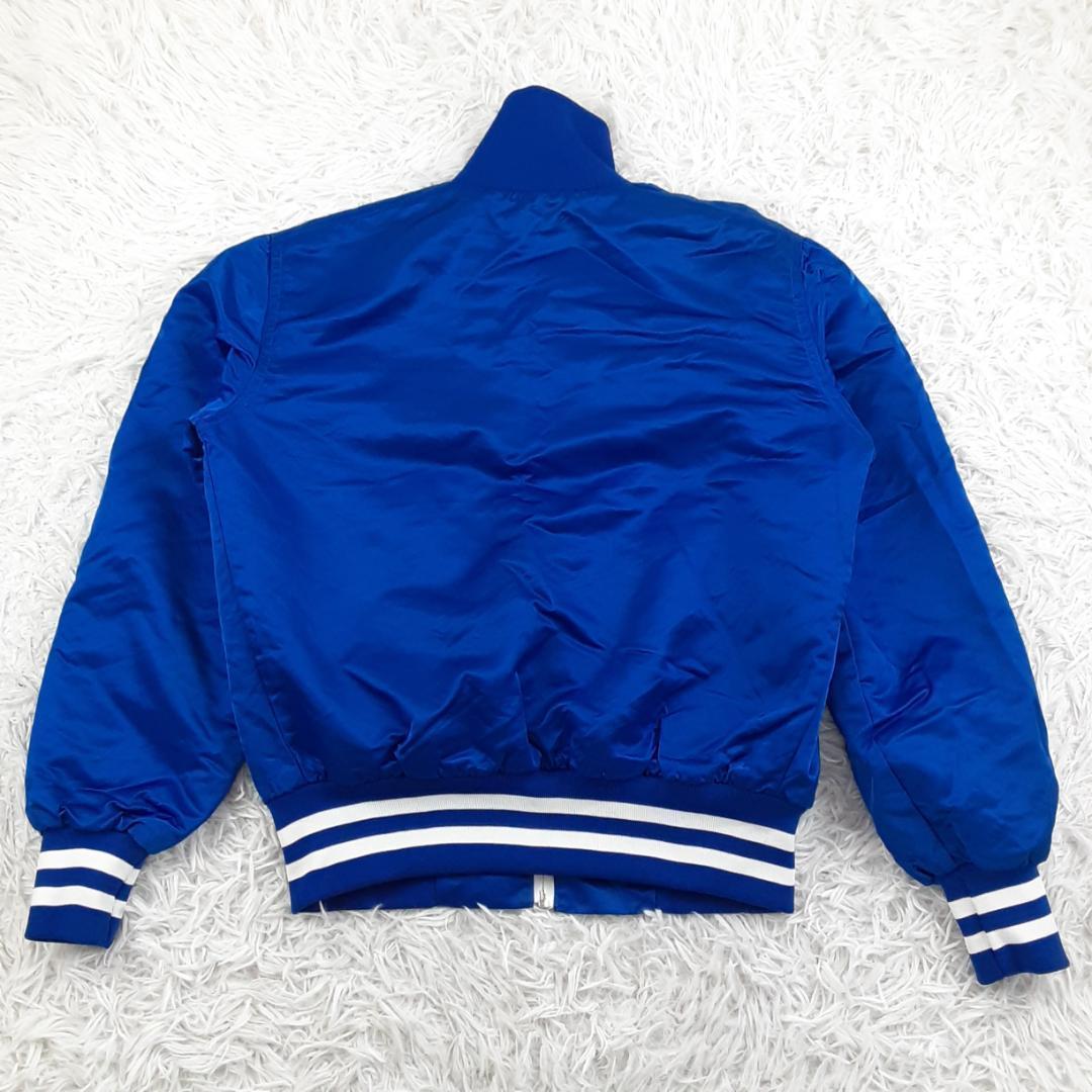 希少90s◎Los Angeles Dodgers スタジャン 裏地ボア 青