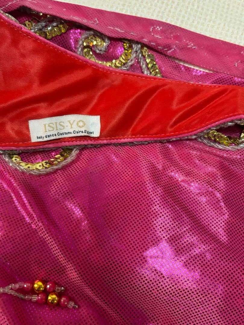 【期間限定】isisyoベリーダンス　ピンクブラスカート
