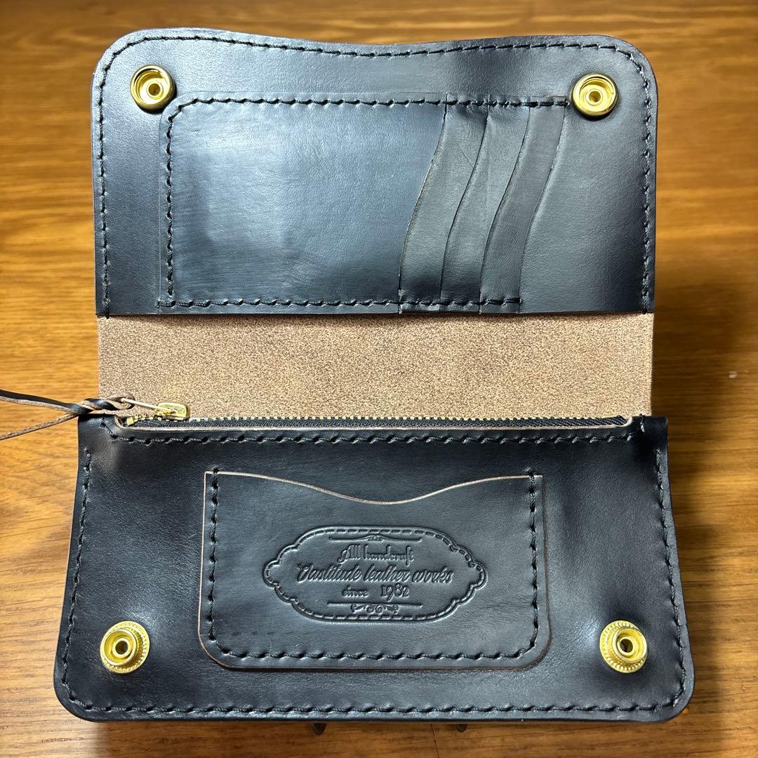 23　ロングウォレット 3層タイプ フリーポケット付き　クロムエクセル