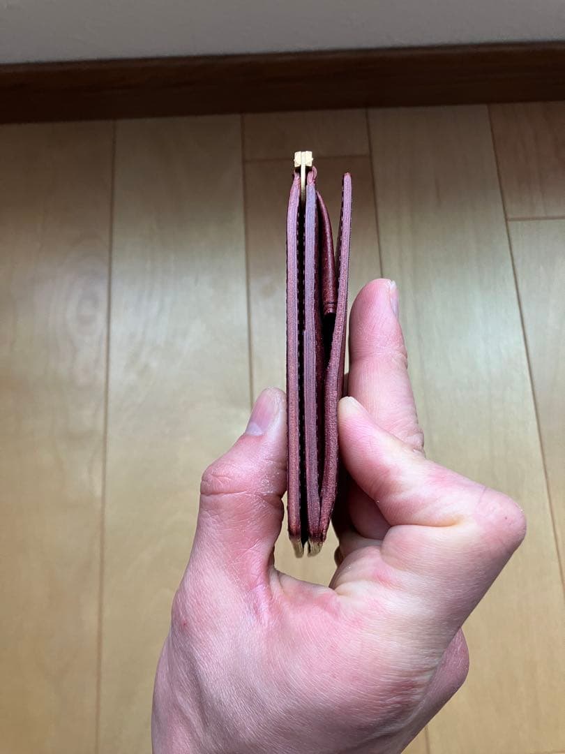 極美品！年末特価！ヒズファクトリー　フェルマーレ　マネークリップ　コッチネーラ