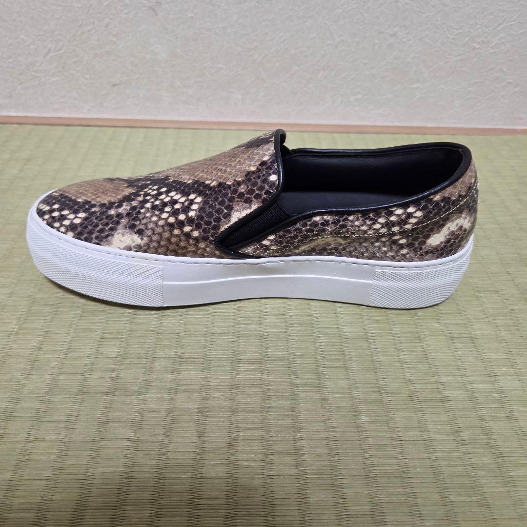 【未使用に近い】ペリーコサニー スリッポン パイソン サイズ35 22.5cm