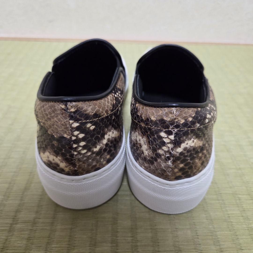 【未使用に近い】ペリーコサニー スリッポン パイソン サイズ35 22.5cm