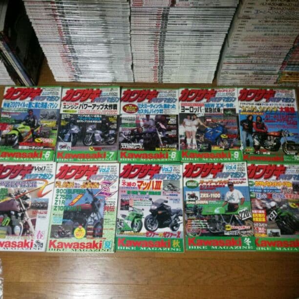カワサキバイクマガジン　99冊ゼファー、z1、z2、マッドマックス、GPZなど