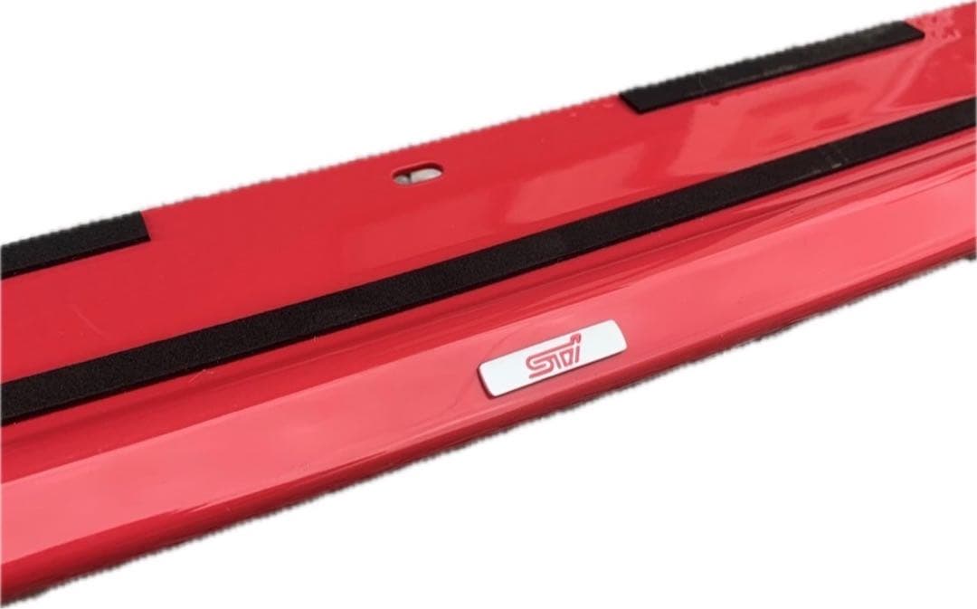 WRX S4 VB フロントアンダースポイラー (チェリー レッド)