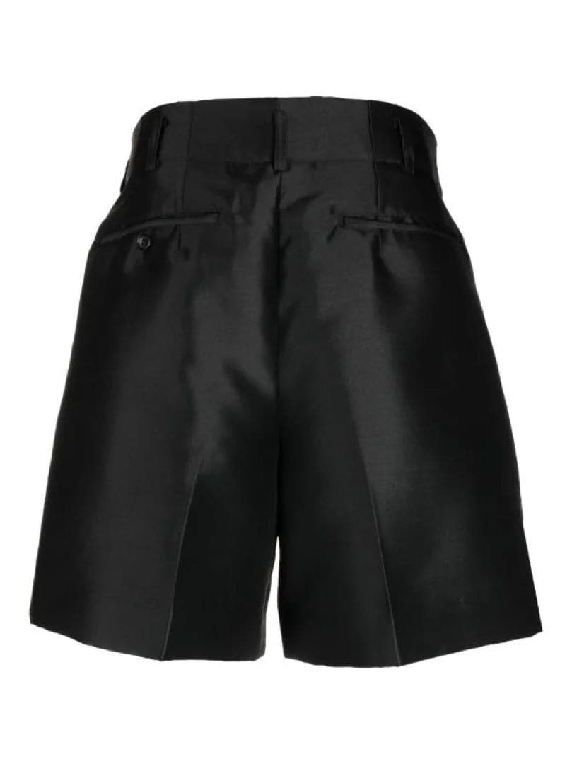 COMME des GARCONS センタープレス サテンショートパンツ