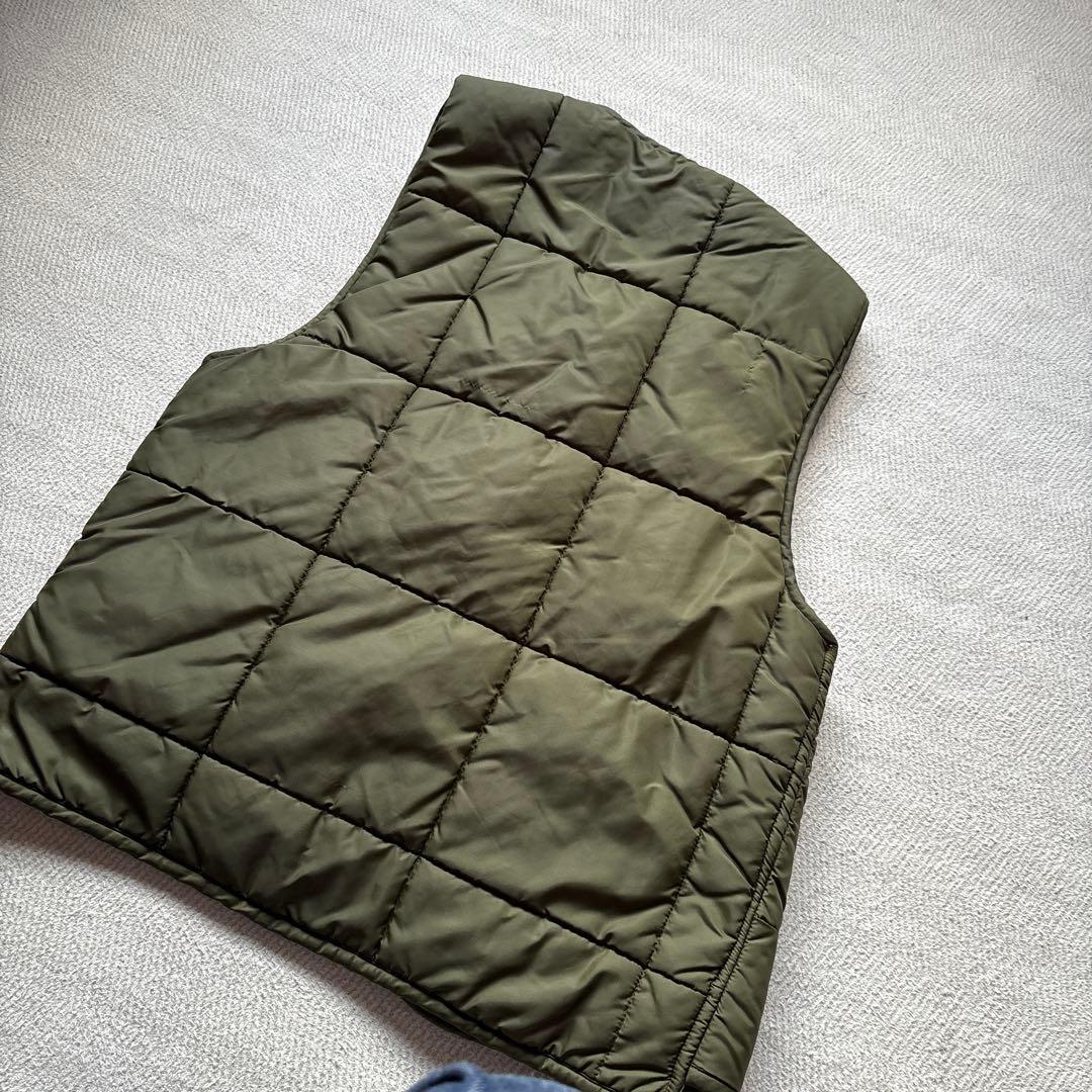 60s70s黒タグコロンビア　キルティングベスト　ボアl.l bean