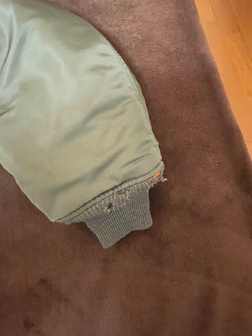 ヴィンテージ60s MA-1フライトジャケット　カーキ