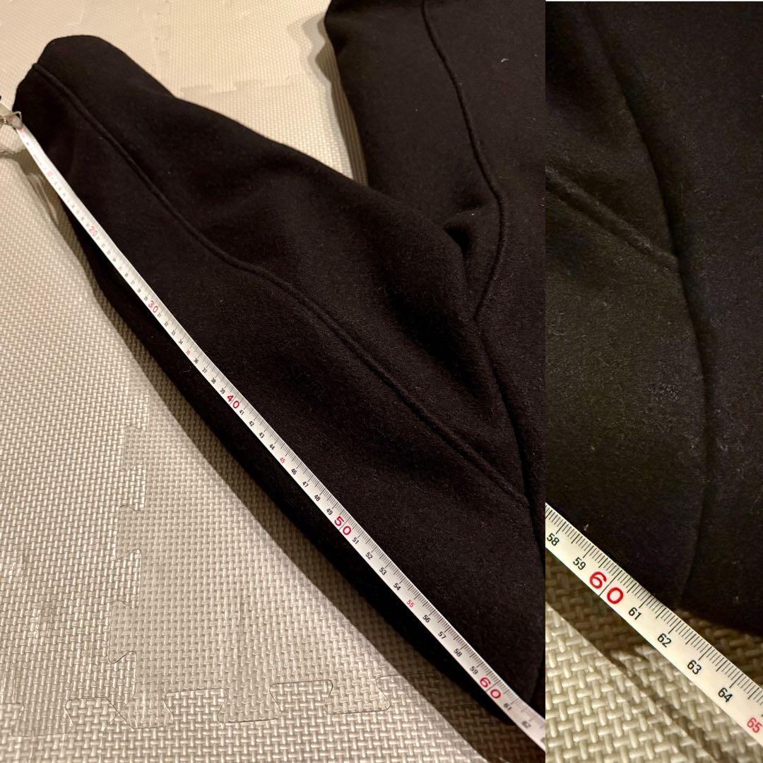 【着用1回】Schott USA製740N Pコート36 黒 ブラック美品 肉厚