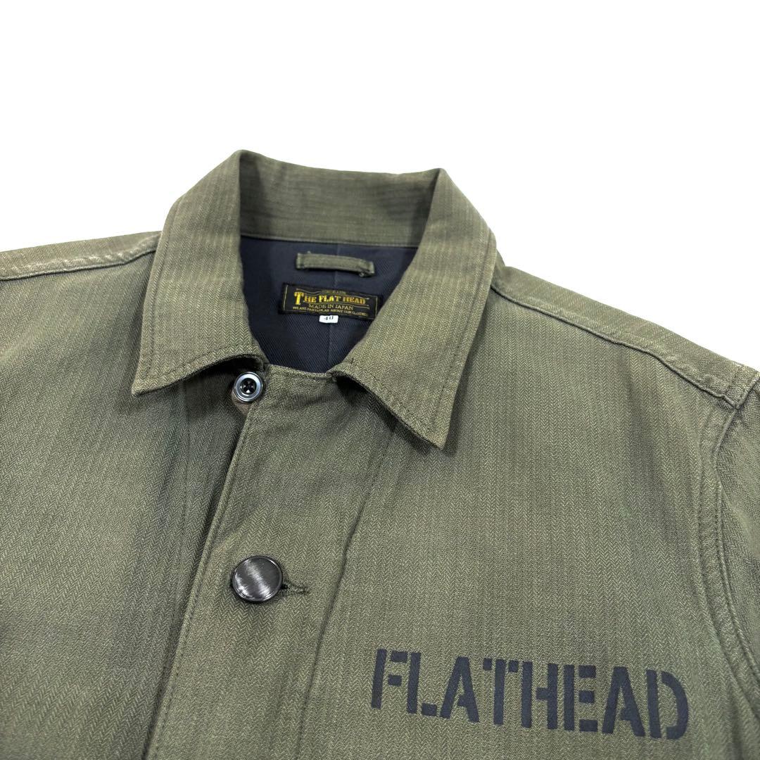 THE FLAT HEAD ミリタリージャケット カバーオール 40