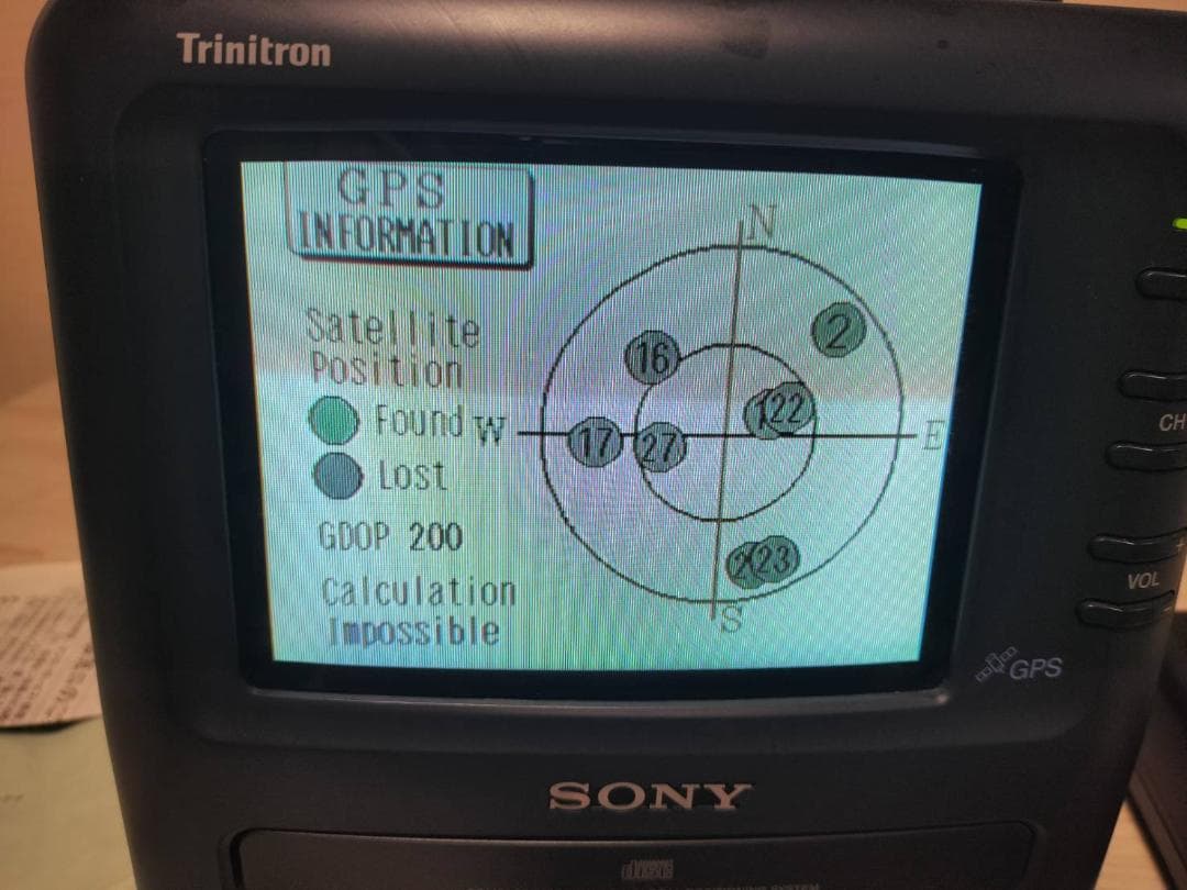 SONY ソニー　KVD-6NV1 希少　トリニトロン　GPSナビ　1994年製