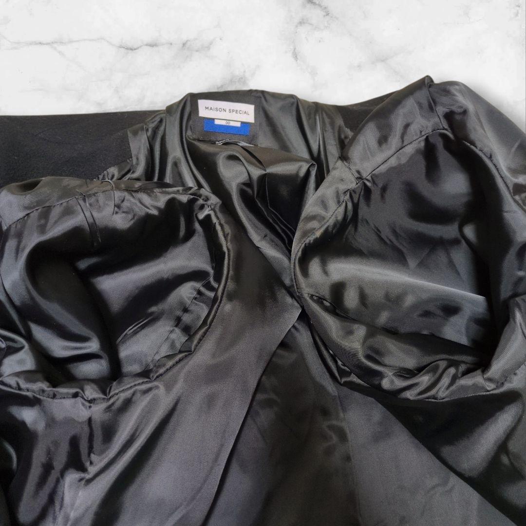 SUPER100S 水ビ混紡ダブルクロスメルトンプライムオーバーPコート