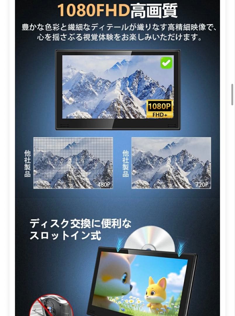 ヘッドレストモニター センター ブラケット セット 11.6 インチ