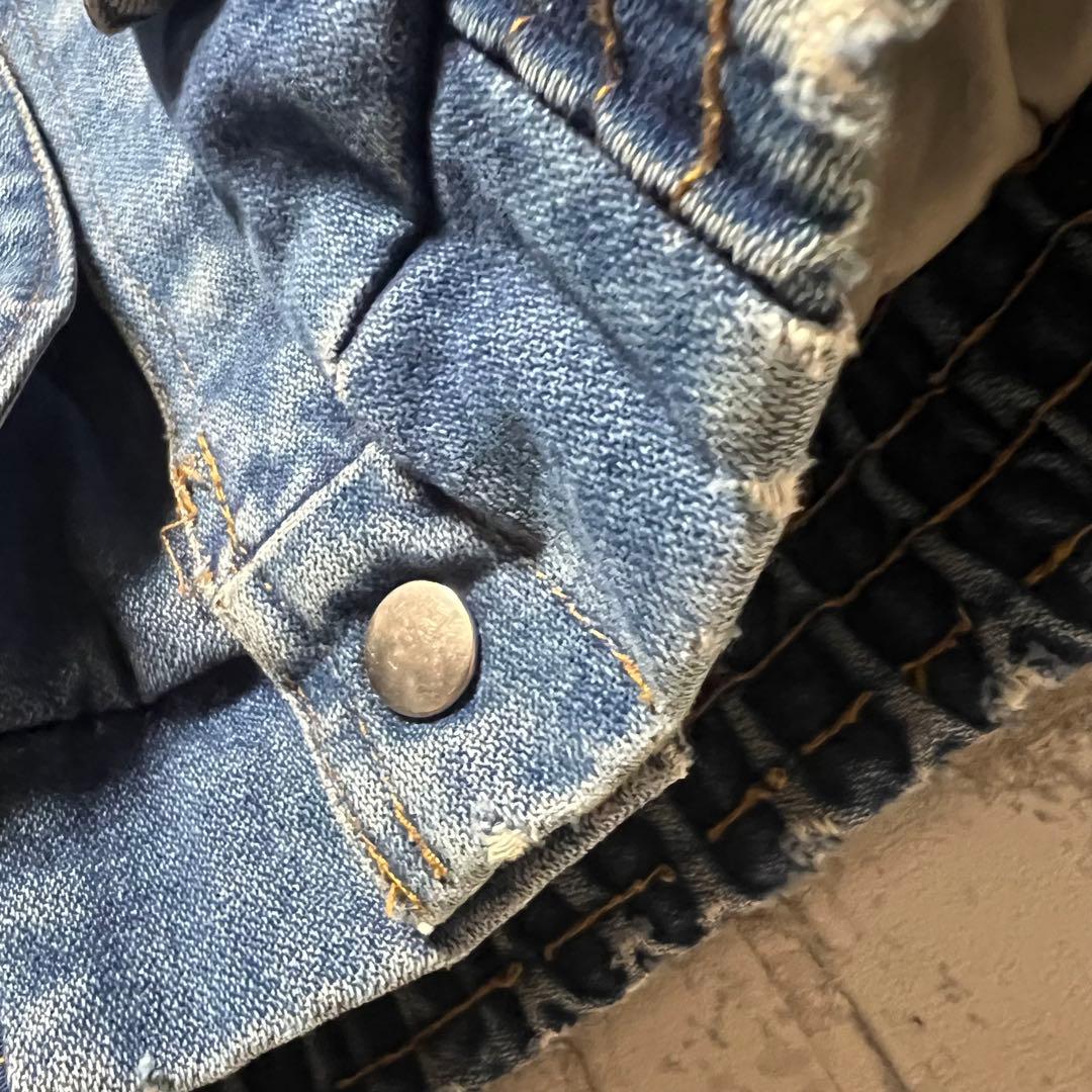 ホワイト様　【80-90s】ヴィンテージ デニムジャケット バックトゥザ