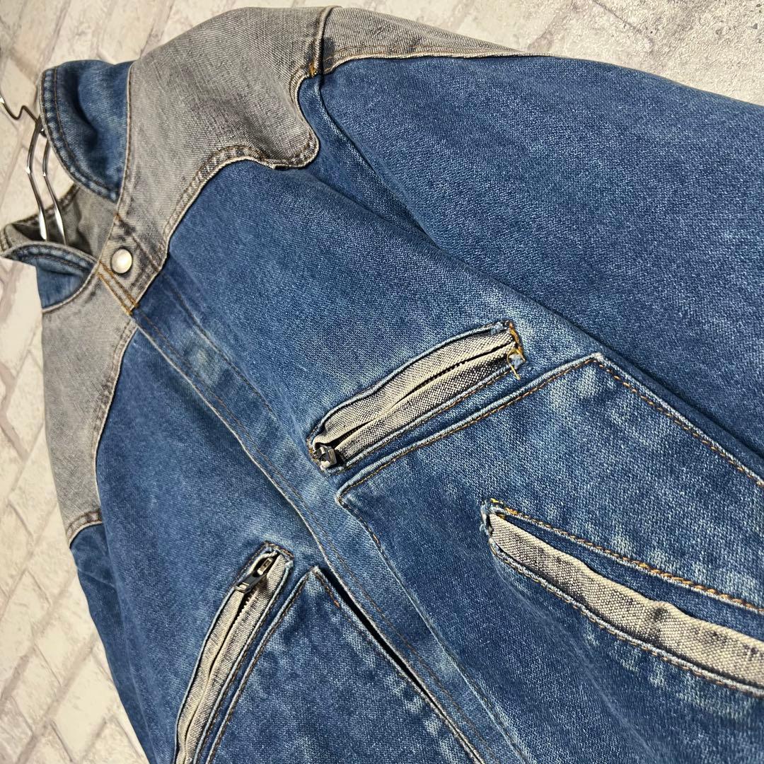 ホワイト様　【80-90s】ヴィンテージ デニムジャケット バックトゥザ