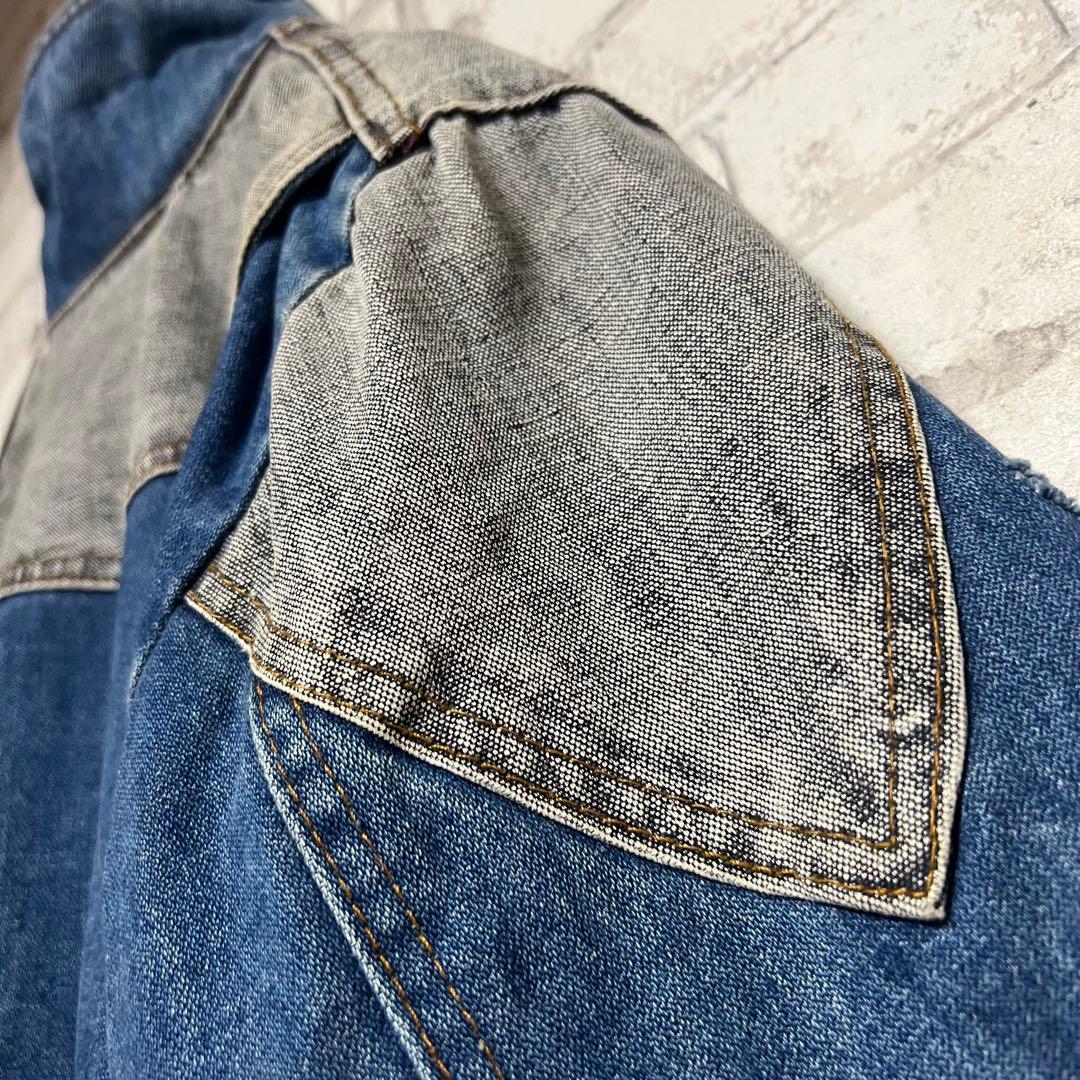 ホワイト様　【80-90s】ヴィンテージ デニムジャケット バックトゥザ