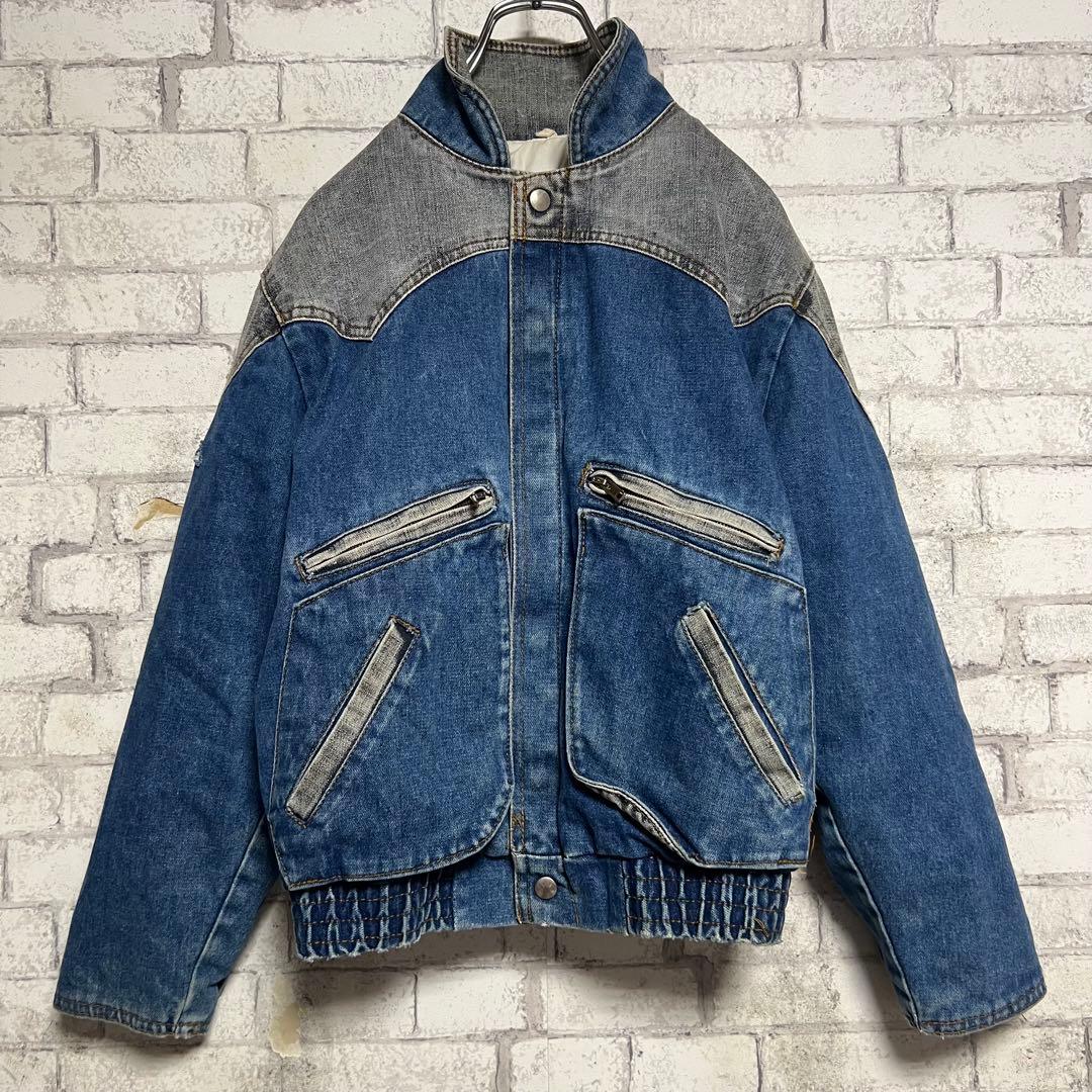 ホワイト様　【80-90s】ヴィンテージ デニムジャケット バックトゥザ