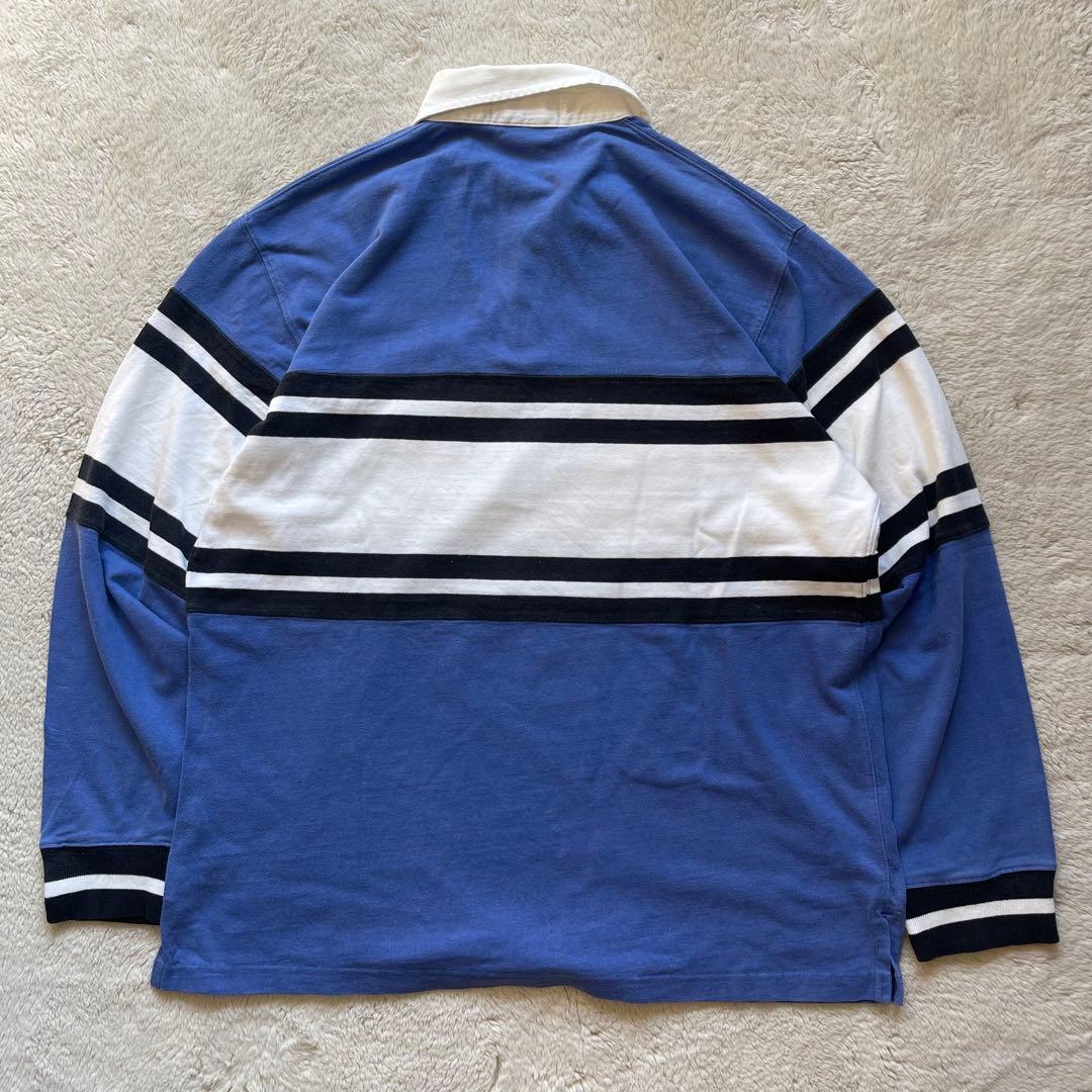 90s vintage ラルフローレン　ポロスポーツ　ラガーシャツ　 L