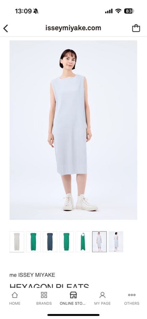 me ISSEY MIYAKE ワンピース　2025年春夏