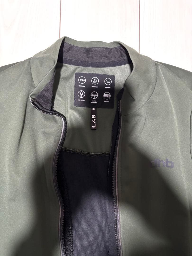 dhb 長袖ジャケット 黒/緑