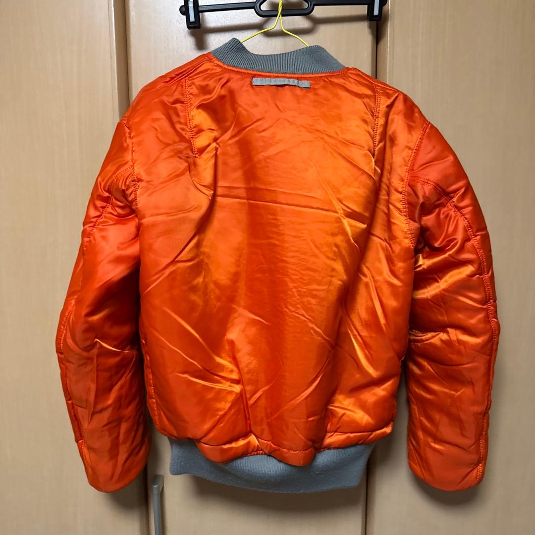 AVIREX シルバー MA-1 フライトジャケット