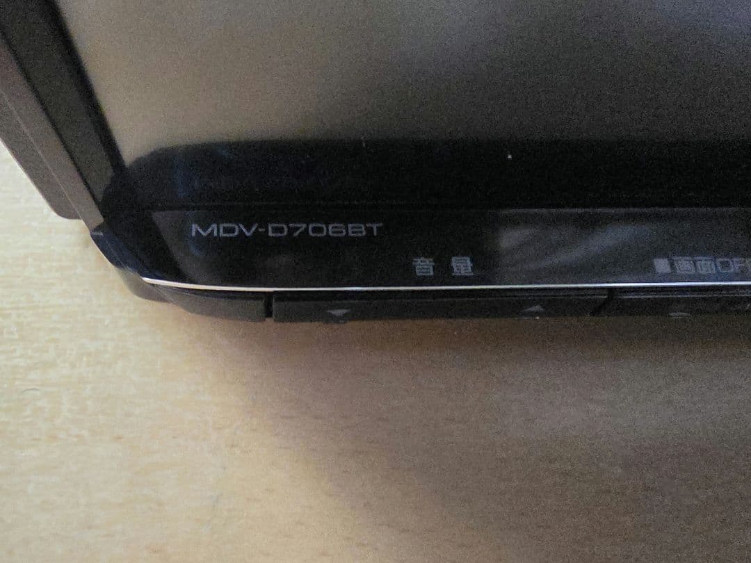 ★ジャンク　KENWOOD　MDVーD706BT　2019製