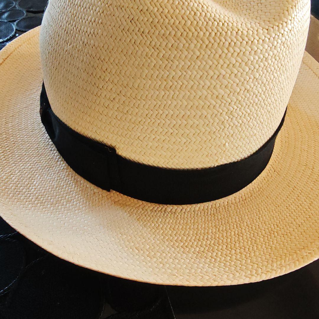 ボルサリーノ　パナマハット 56 ホワイト