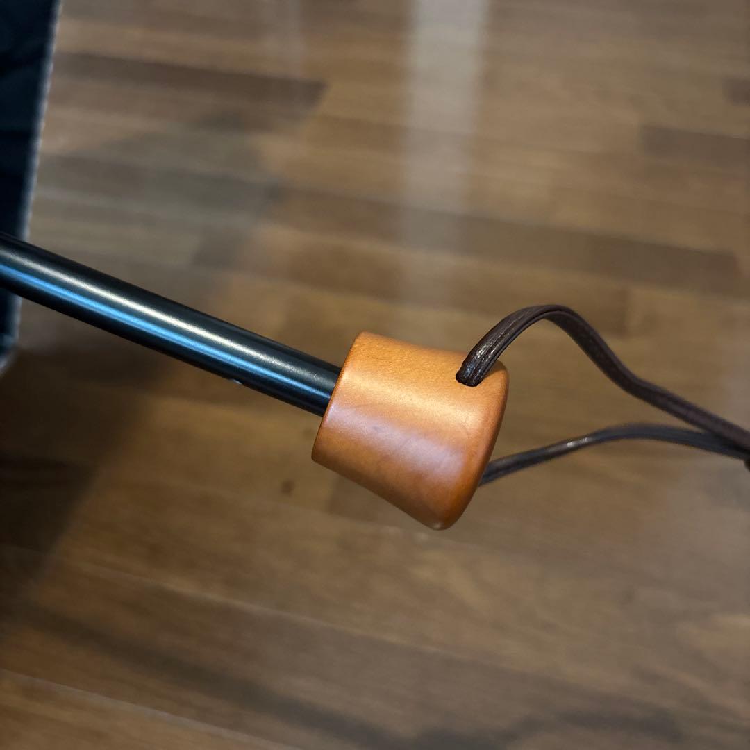 折りたたみ日傘３段折 ストライプ(青＆白)