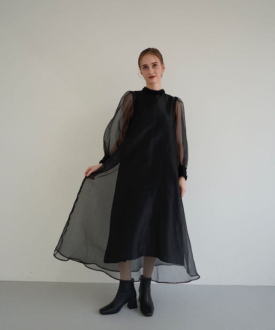 【美品】Acka. sheer over one-piece