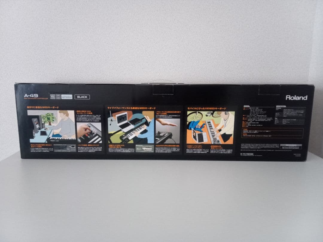 Roland A-49/BK MIDIキーボード ブラック