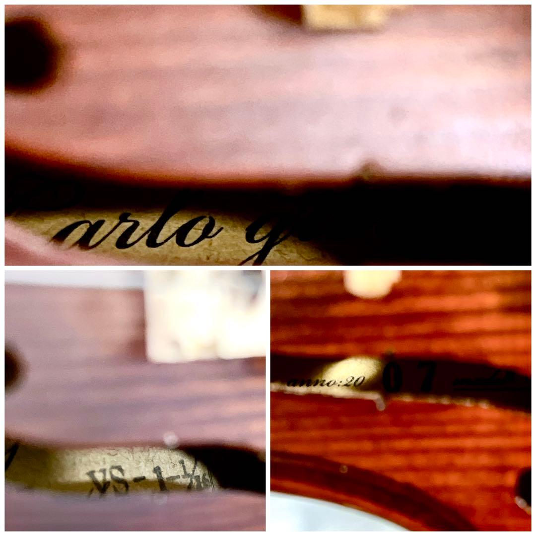 ★カルロ・ジョルダーノ ヴァイオリン バイオリン 虎目 1/16 弦楽器