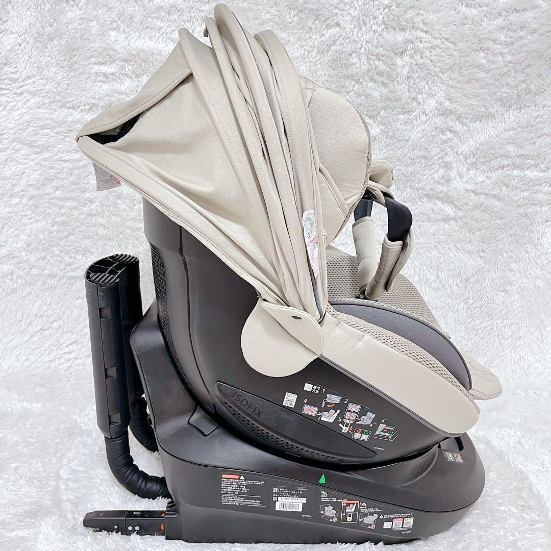 洗濯済✨エールべべ クルット5i グラングレージュ ISOFIX 2018年製