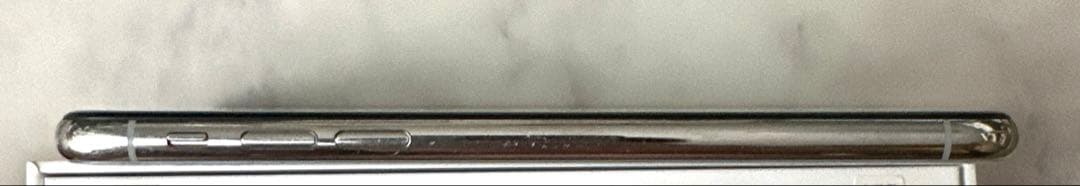 iPhone X 256gb SIMフリー　シルバー　ヒビあり