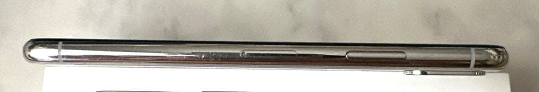 iPhone X 256gb SIMフリー　シルバー　ヒビあり