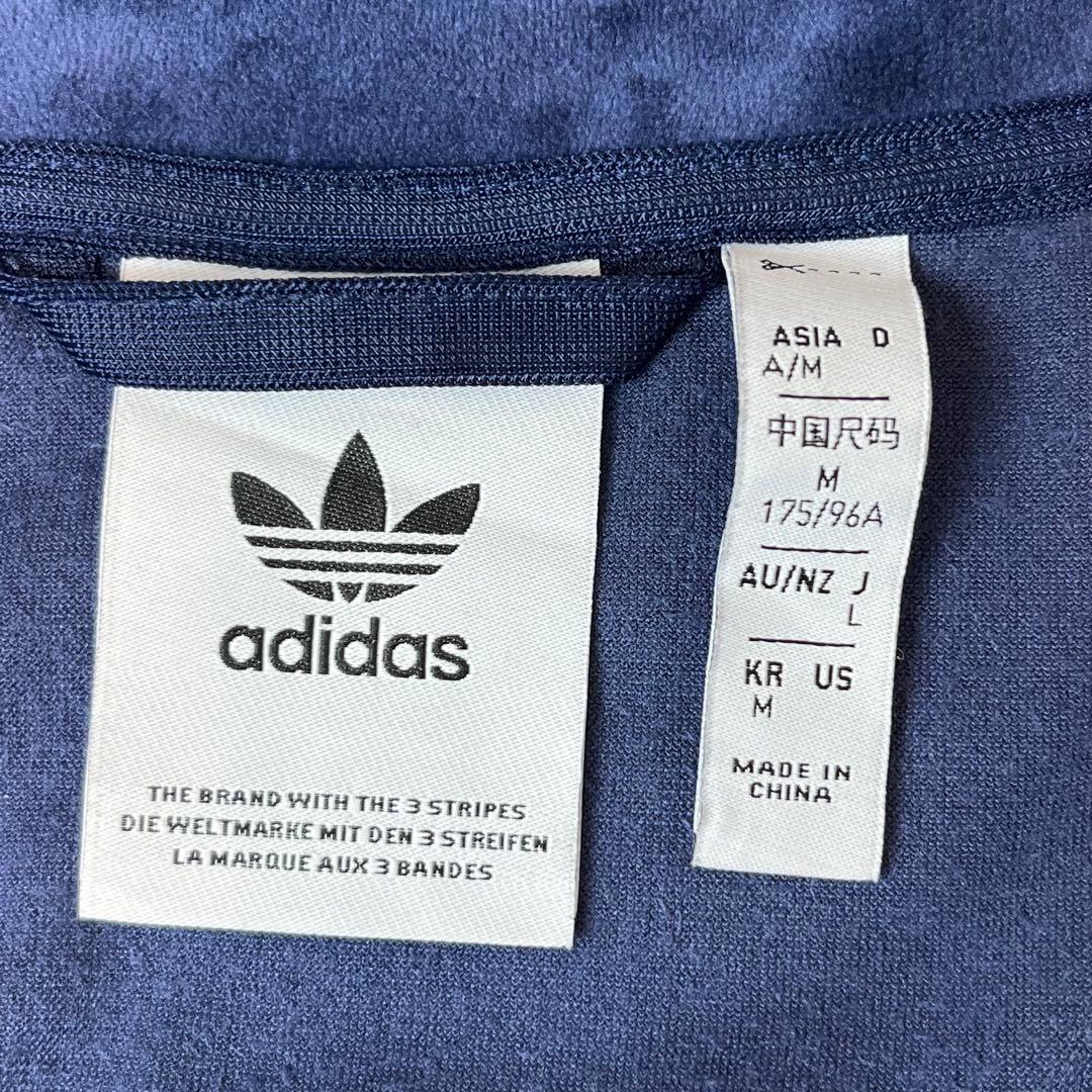 adidas ベッケンバウアー ベロア トラックジャケット ネイビー L