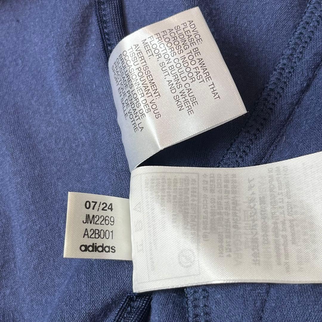 adidas ベッケンバウアー ベロア トラックジャケット ネイビー L