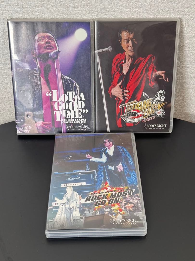 矢沢永吉 3 BODY'S NIGHT ライブDVD 3枚セット（管理No.4）