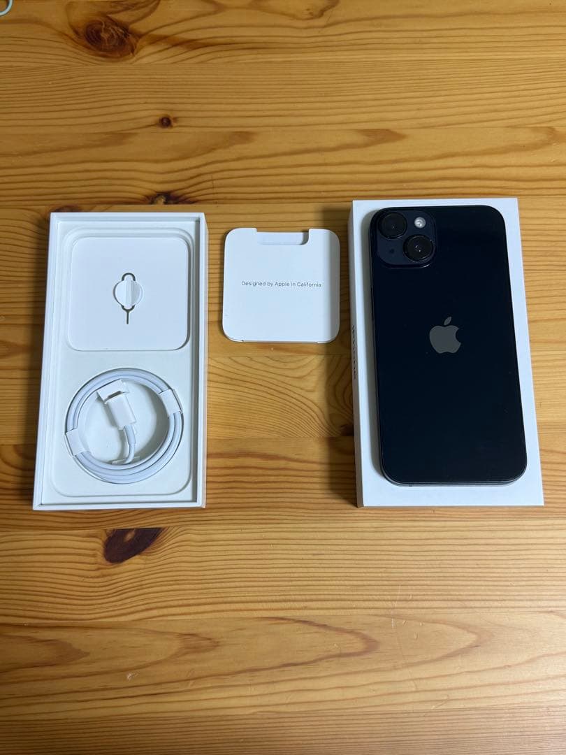 Apple iPhone 14 ミッドナイト　本体　るいぼすてぃ