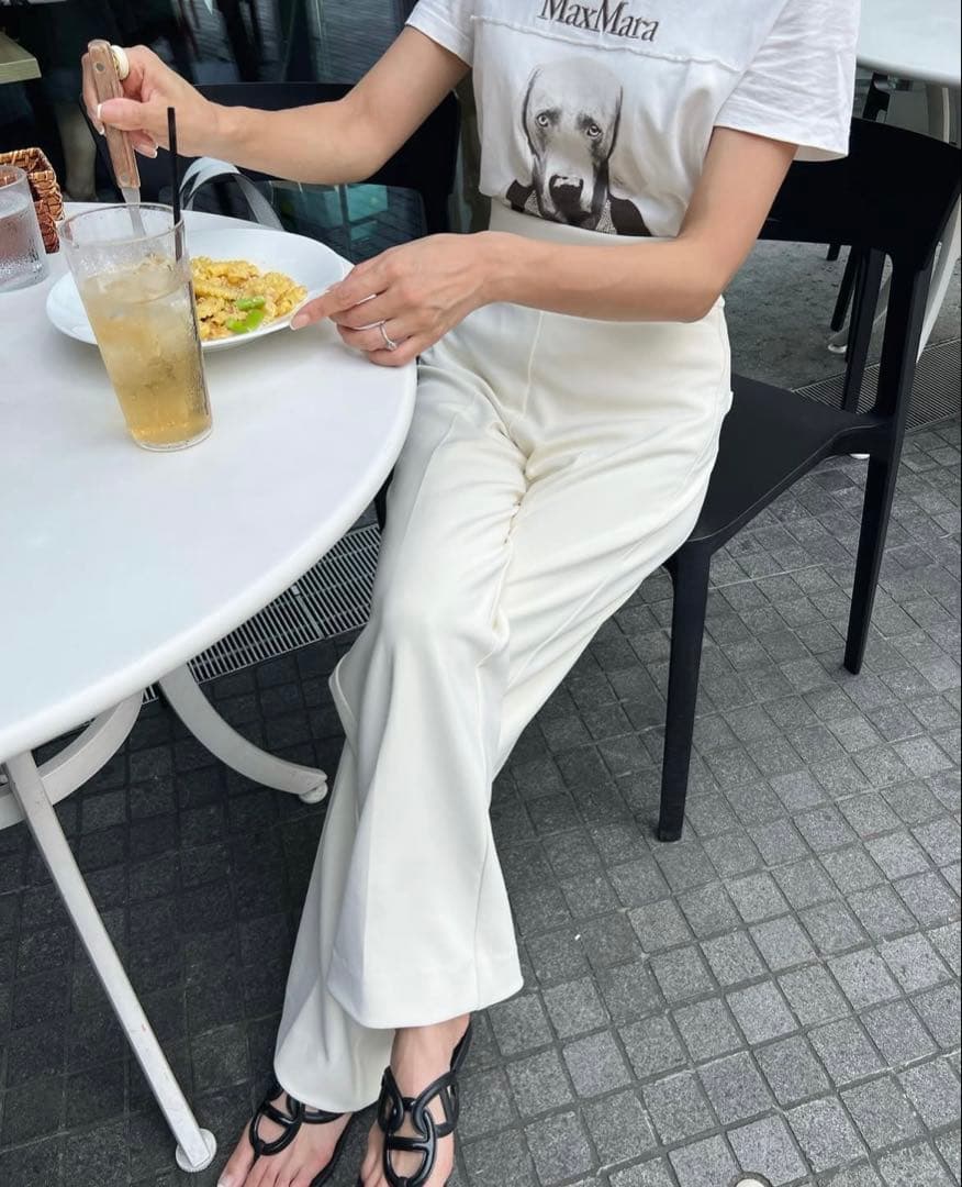 CARLA カーラ ビラクパンツ BIRAKU Pants ホワイト　M