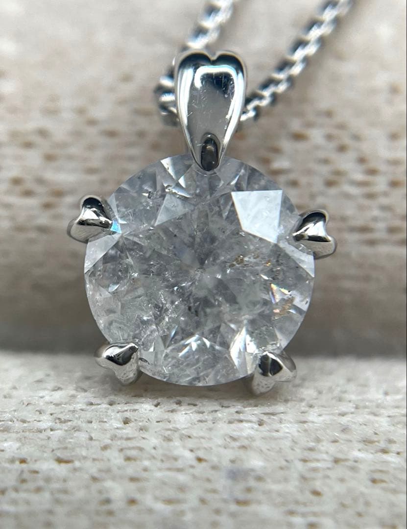 専用JA220★高級 大粒ダイヤモンド1ct プラチナ ヘッド 鑑別付