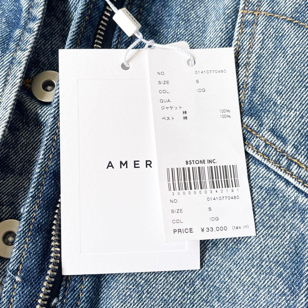 新品 アメリ MANY WAY VERSATILE DENIM COAT デニム