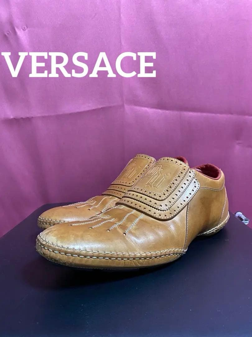 NAK様ご購入用　VERSACEヴェルサーチ◇イタリア製◇メンズレザーローファー